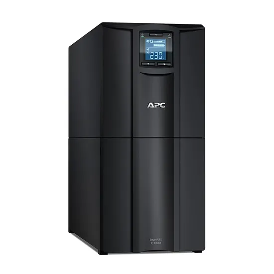 APC Smart-UPS SMC Series SMC3000I-CH 3000va 2100W Online Interactive Tower Type Uninterruptible Power Supply 3kVA, Built-in Battery