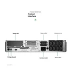APC Smart-UPS SMC Series SMC3000rmi2u-CH 3000va 2700W Online Interactive Rack Type Uninterruptible Power Supply 3kVA, Built-in Battery