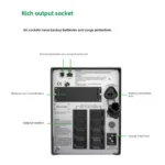 APC Smart-UPS SMT Series SMT1000I-CH 1000va 700W Online Interactive Tower Type Uninterruptible Power Supply 1kVA, Built-in Battery