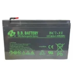 B. B. Battery Bc Series Bc7-12 12V7ah Maintenance Free No-Free-Acid Battery