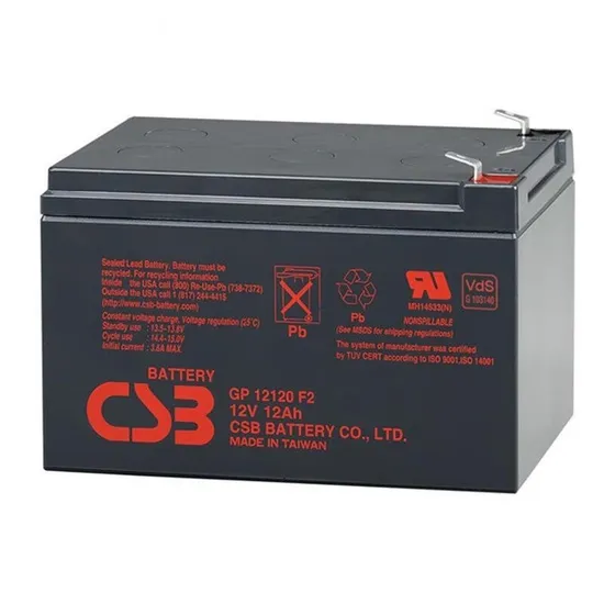 Csb Gp Series 12V12ah Gp 12120 Lead-Acid Battery UPS Power Supply