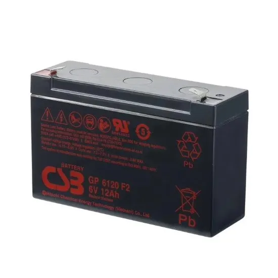 Csb Gp Series 6V12ah Gp 6120 Lead-Acid Battery ...