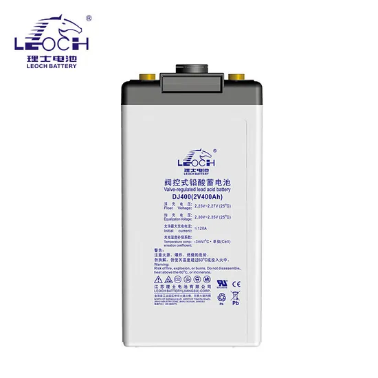 High-Quality Leoch 2V400ah DJ400 Lead-Acid Battery UPS Power Supply DC Screen Battery