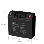 Leoch 12V20ah Djw12-20 Lead-Acid Battery UPS Power Supply DC Screen Battery