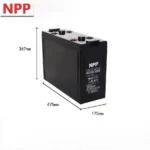 Npp 2V1200ah Npg2-1200ah Lead-Acid Battery UPS Power Supply DC Screen Battery
