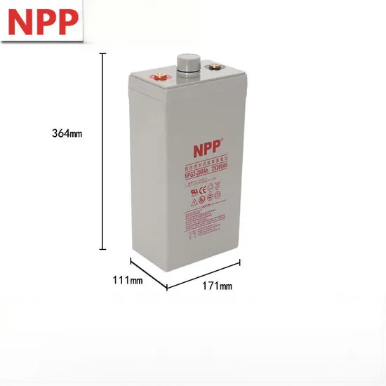 Npp 2V200ah Npg2-200ah Lead-Acid Battery UPS Power Supply DC Screen Battery
