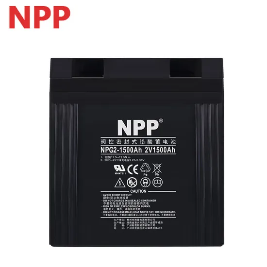 Npp 2V3000ah Npg2-3000ah Lead-Acid Battery UPS Power Supply DC Screen Battery
