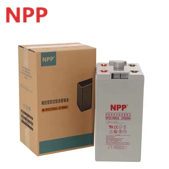 Npp 2V500ah Npg2-500ah Lead-Acid Battery UPS Power Supply DC Screen Battery