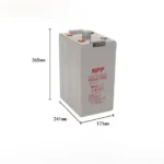 Npp 2V500ah Npg2-500ah Lead-Acid Battery UPS Power Supply DC Screen Battery