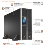 Vertiv Gxt5-10kmvrt6uxln 10000va/10000W Online Interactive High Frequency Two-Phase Input/Two-Phase Output Rack (6U) /Tower UPS (standard machine)