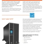 Vertiv Gxt5-5000hvrt5uxln Online High Frequency Chain Pure Sine Wave Rack (5U) /Tower 5kVA Intelligent UPS (UL model)