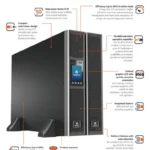 Vertiv UPS High-Frequency Chain Single-in or Three-in Single-out Online Interactive Rack (9U) /Tower 16kVA Intelligent UPS (standard model) Gxt5-20kirt9uxln